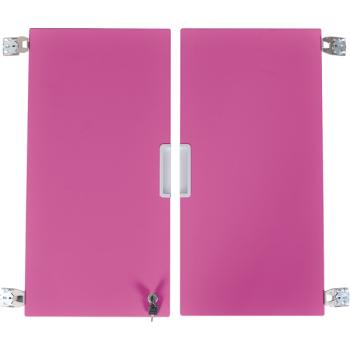 Quadro - Türenpaar mittelgross, abschliessbar, für Schrank 092187 - magenta