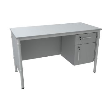 LOGO Schreibtisch mit Hängecontainer, grau