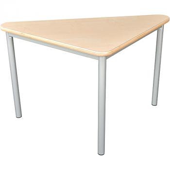 MILA Tisch 4 HPL, dreieckig, Seite 80 cm, Tischhöhe 64 cm - HPL Buche