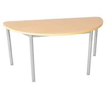 MILA Tisch 4, halbrund, Diagonale 160, Tischhöhe 64 cm - Buche