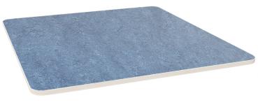 Flüstertischplatte PLUS, 120 x 120 - blau