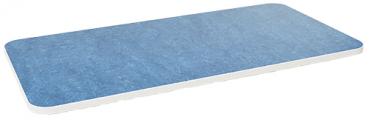 Flüstertischplatte PLUS, 120 x 80 - blau