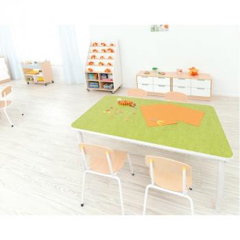 Flüstertischplatte PLUS, 160 x 80 - grün