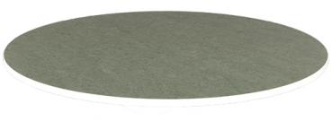 Flüstertischplatte PLUS, rund, Diagonale 120 cm - graphit