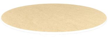Flüstertischplatte PLUS, rund, Diagonale 120 cm - beige