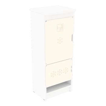 Küche Quadro - Kühlschrank, weiss - hellelfenbein