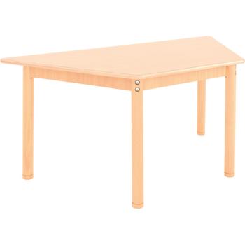 HPL-beschichtete Tischplatte, trapezförmig