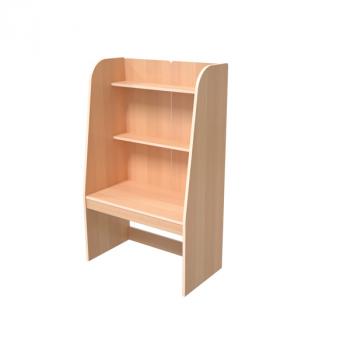 Flexi Bücherregal, H 121 cm, Birke