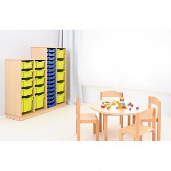 Flexi Regal XL für Kunststoffbehälter, B 70, auf Sockel