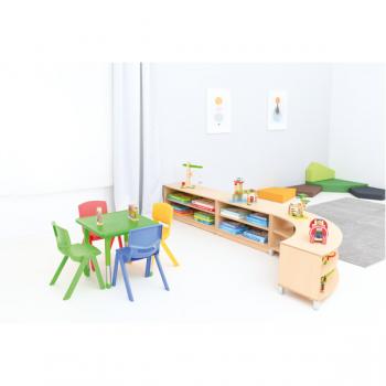 Schrank S, Rückwand als Spiegel, B 89,1 - auf Sockel