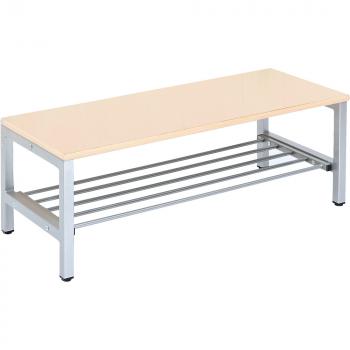 Bank zum Garderobenregal Flexi 5, Breite 100, Sitzhöhe: 26 cm, Ahorn