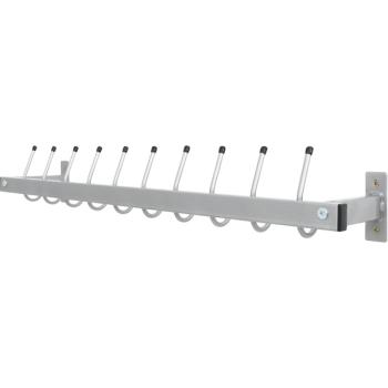 Sicherheitsgarderobenleiste aus Metall mit 10 Haken