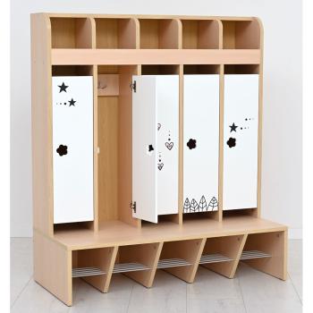 Garderobe Schmetterling, 5 Fächer, Sitzhöhe: 26 cm