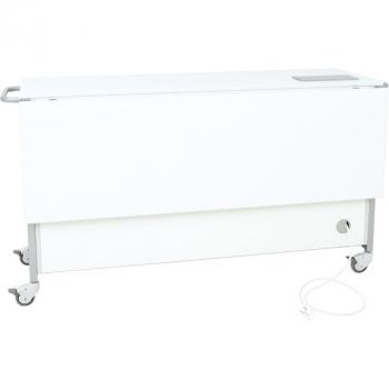 Mobiler Laborschrank mit Klapptisch