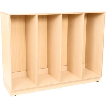 Regal L für Kunststoffbehälter - B 138, auf Sockel