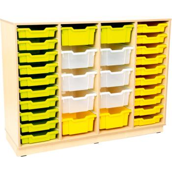 Regal L für Kunststoffbehälter - B 138, auf Sockel