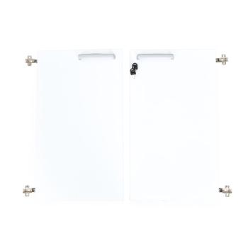 Grande - Türen für Schrank M, 90°, abschliessbar, weiss