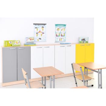 Grande - Türen für Schrank L, 90°, weiss