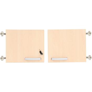 Grande - Türen für Aufsatzschrank S, 180°, abschliessbar, Ahorn