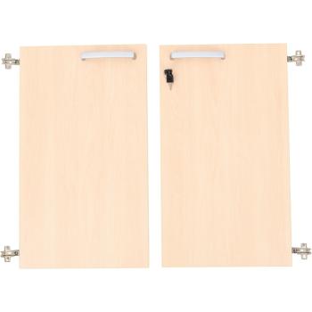 Grande - Türen für Schrank M, 180°, abschliessbar, Ahorn