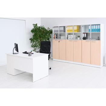 Grande Aufsatzschrank M, B 82, T 38 - weiss