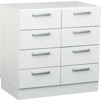 Grande Schrank M, T 38, mit 8 Schubladen - weiss