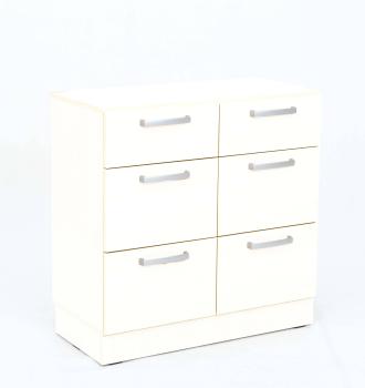 Grande - Schrank M, T 38, mit 6 Schubladen - weiss