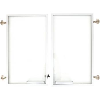 Grande - Glastüren für Schrank M, 90°, abschliessbar