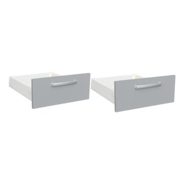 Grande - Schubladen für Schrank T 48, 2er Set - grau