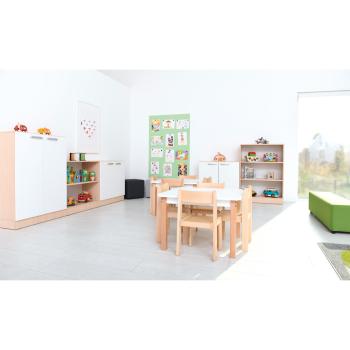 Tischplatte quadratisch, weiss