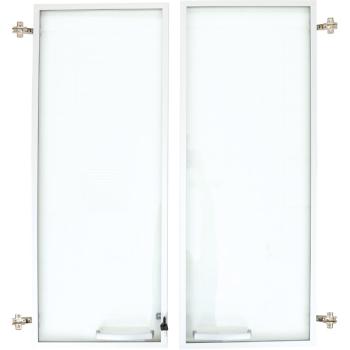 Grande - Glastüren für Schrank L, 90°, abschliessbar