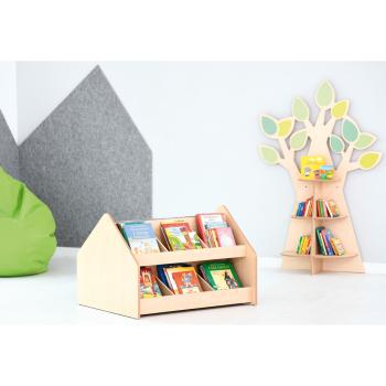 Flexi Bücherregal mit Sitzbank