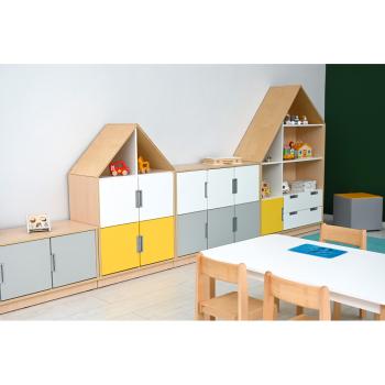 Quadro - Häuschen mit Regalteil, B 79