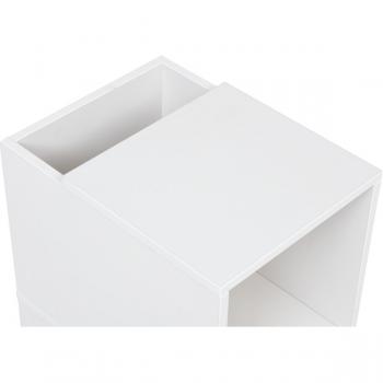 Grande Schreibtischrollschrank B, Ordnerfach vorn, T 50, H 111 - weiss