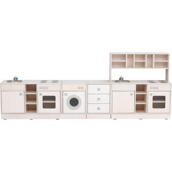 Spielecke Bianca S, mit Sockel - Küchenzeile 1