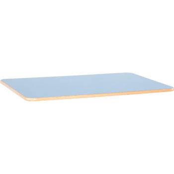 Flexi Tischplatte rechteckig, 120 x 60 cm, hellblau