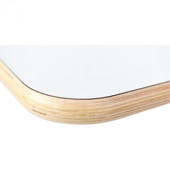 Flexi Tischplatte rechteckig, 120 x 60 cm, weiss