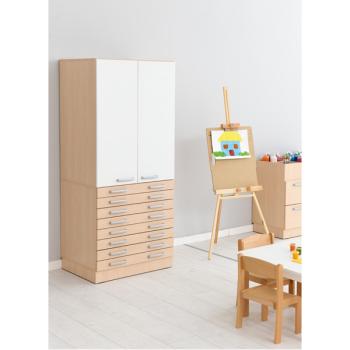 Grande Aufsatzschrank L, B 82, T 60 - Ahorn