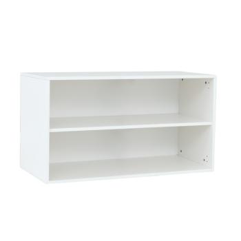 Quadro - Aufsatzregal S+, T 48, B 104, weiss