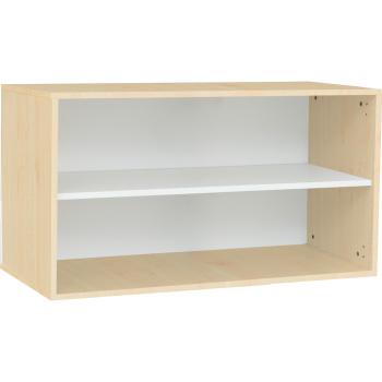 Quadro - Aufsatzregal S+, T 48, B 104, Ahorn