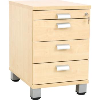 OPTO Container mit 4 Schubladen, auf Beinen