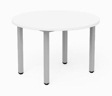 Grande Konferenztisch, rund, TH 50 cm - weiss