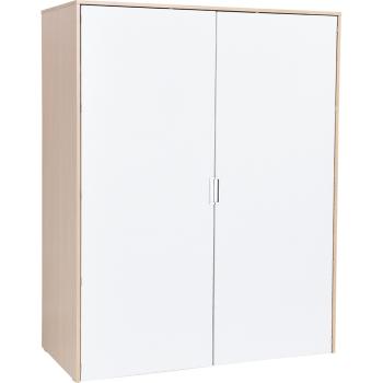 Quadro - Schrank für 24 Kindergartenbetten, Türen weiss