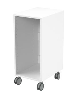 Grande - Regal M für Kunststoffbehälter, B 36 - weiss