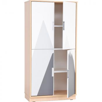 Quadro - Schrank XL Alpenblick, B 79, Ahorn