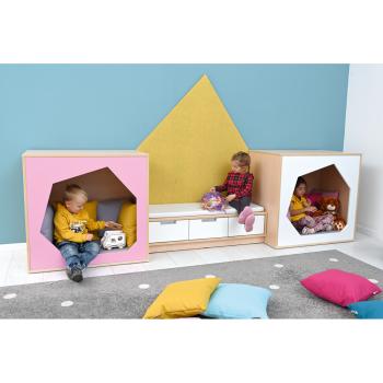 Quadro Versteckhöhle, weiss