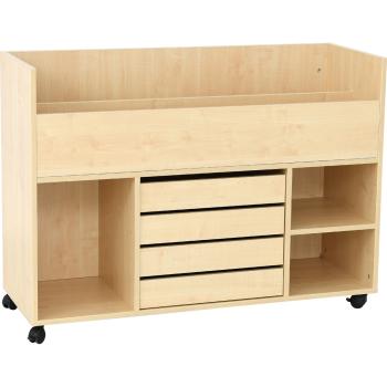 Wagen für Zeichnungen und Spielsachen