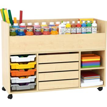 Wagen für Zeichnungen und Spielsachen