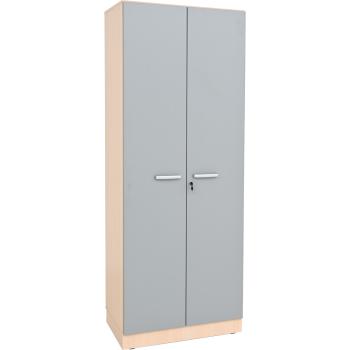 Grande Kleiderschrank, T 48, H 223 - Türen grau