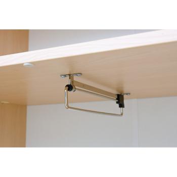 Grande Kleiderschrank, T 48, H 223 - Türen grau